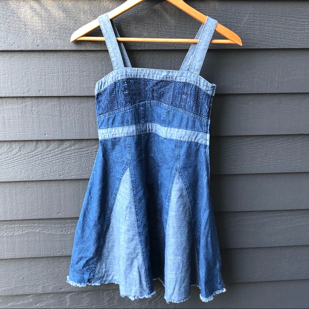 Beautees Dress Sleeveless Floral Embroidery 10